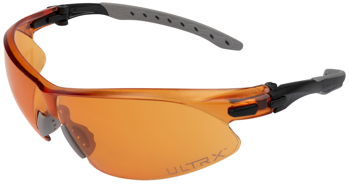 Allen ULTRX 4141 Keen Safety Glasses Amber Lens Anti-Fog — view 2