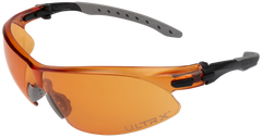 Allen ULTRX 4141 Keen Safety Glasses Amber Lens Anti-Fog — view 2