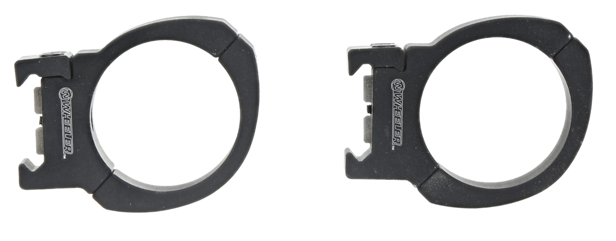 Wheeler Sporter 34mm Low Bi-Weaver Picatinny/Weaver Scope Rings - Black — view 2