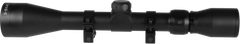 TruGlo Trushot 3-9x40mm 1" Tube Duplex Reticle Rifle Scope w/Mounting Rings - Black — view 2