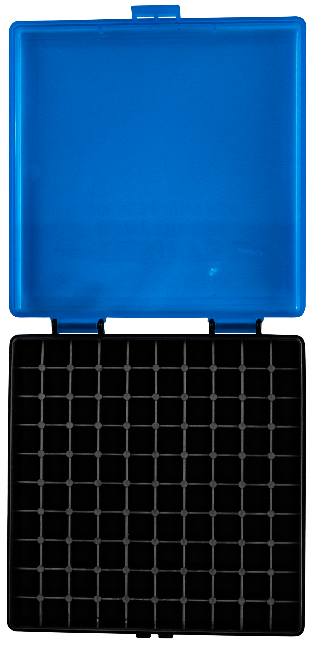 Berrys 67789 008 Ammo Box 40 S&W,45 ACP 100rd Blue Lid w/Black Bottom — view 2