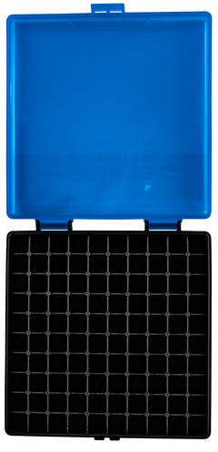 Berrys 67789 008 Ammo Box 40 S&W,45 ACP 100rd Blue Lid w/Black Bottom — view 2