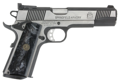 Pachmayr Custom 1911 Ambidextrous Safety Grip Panels - Black Simulated Pearl — view 2