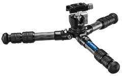 Leofoto USA LS-223CX+LH-25 Carbon Fiber Mini Tripod Combo w/ LH-25 Ballhead — view 2