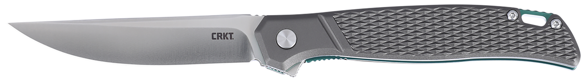 Columbia River CRKT K440XXP SCAR 3.30" Folding Plain Satin D2 Steel Gray Textured Aluminum — view 2