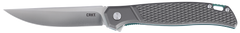 Columbia River CRKT K440XXP SCAR 3.30" Folding Plain Satin D2 Steel Gray Textured Aluminum — view 2