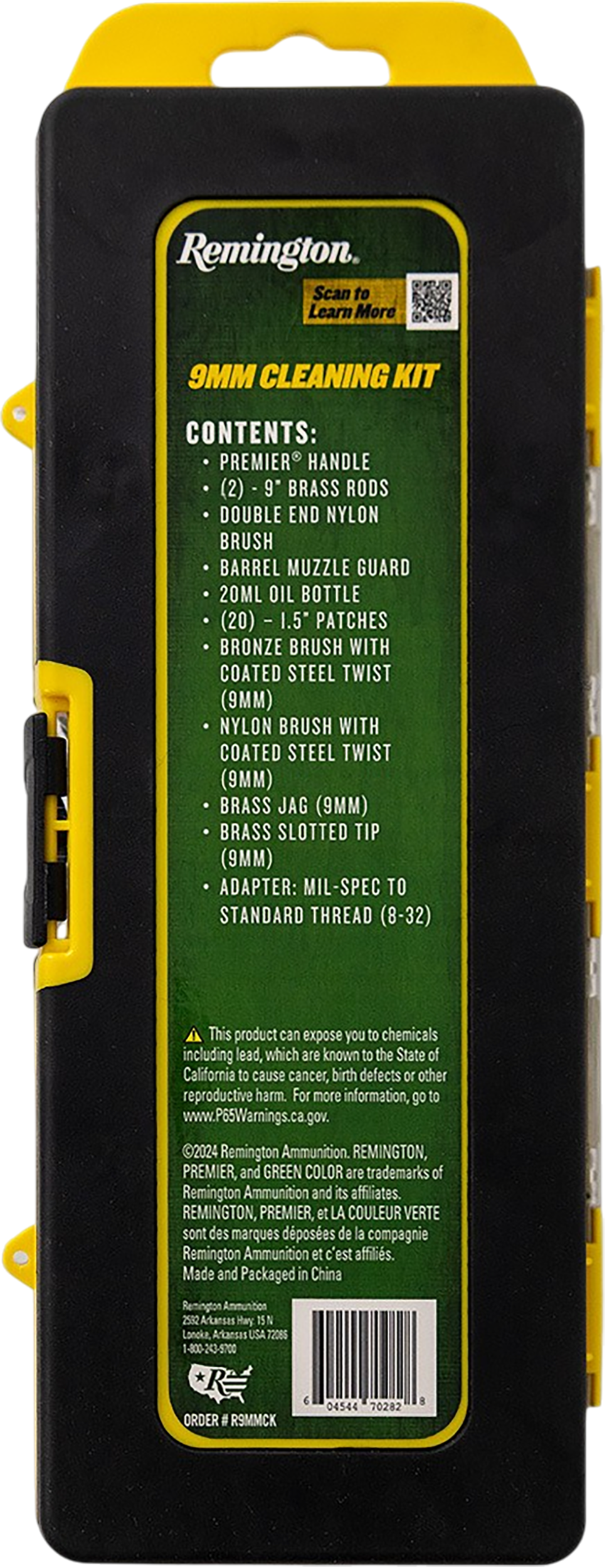 Remington Accessories R9MMCK Premier 9mm Pistol Cleaning Kit — view 2