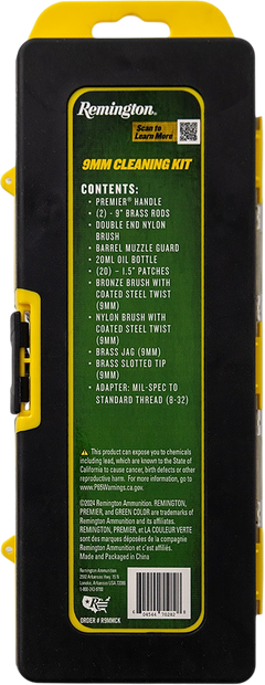 Remington Accessories R9MMCK Premier 9mm Pistol Cleaning Kit — view 2