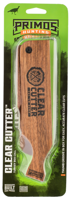 Primos PS244 Clear Cutter Box Call Turkey Mahogany/Walnut — view 2