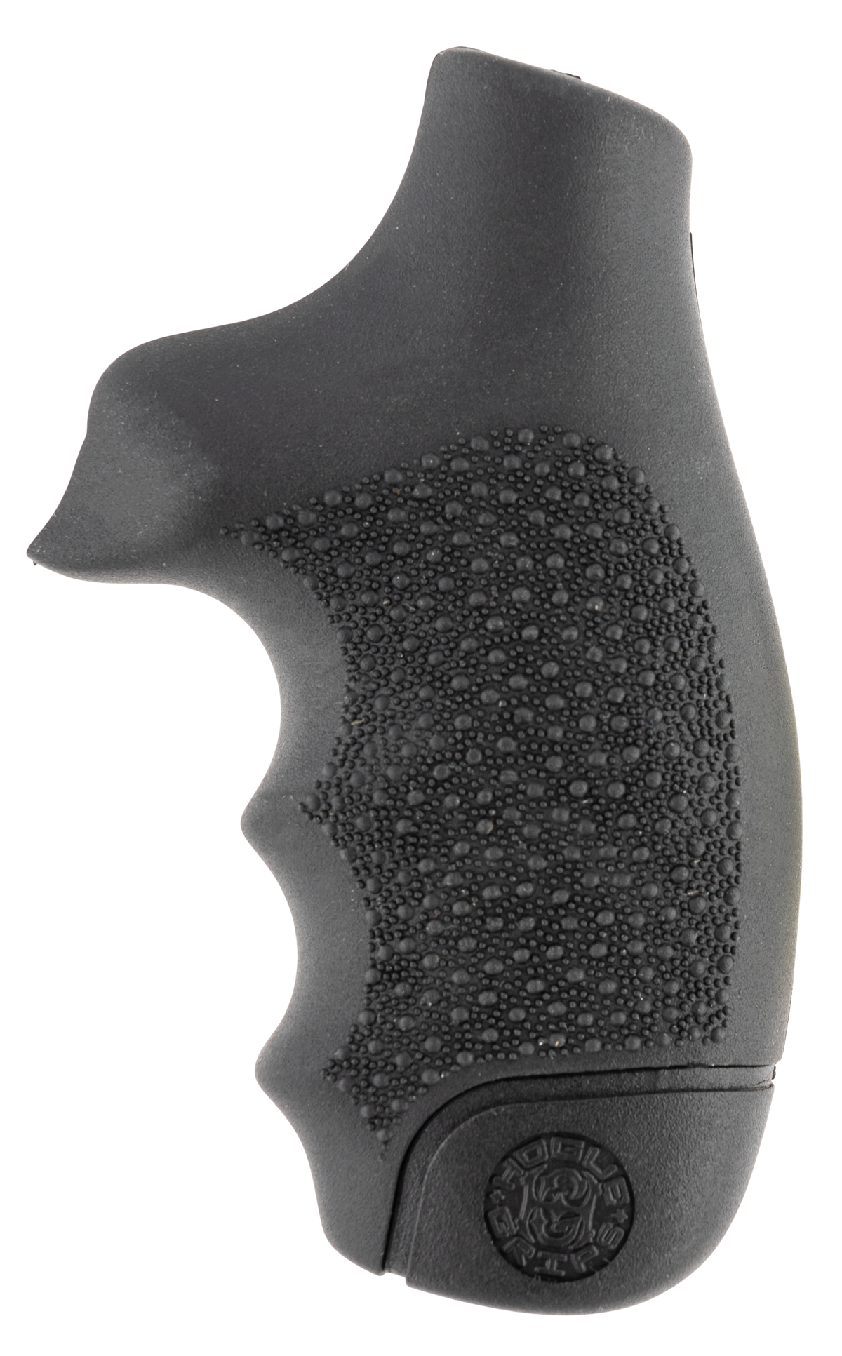 Hogue OverMolded Monogrip Rubber Grip for S&W J Frame Round Butt - Black Cobblestone Finger Grooves — view 2