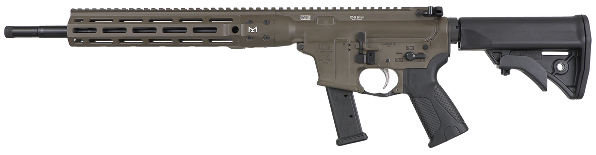 LWRC IC-9 9mm Luger 16" 33+1 Semi-Auto Rifle - Patriot Brown — view 2