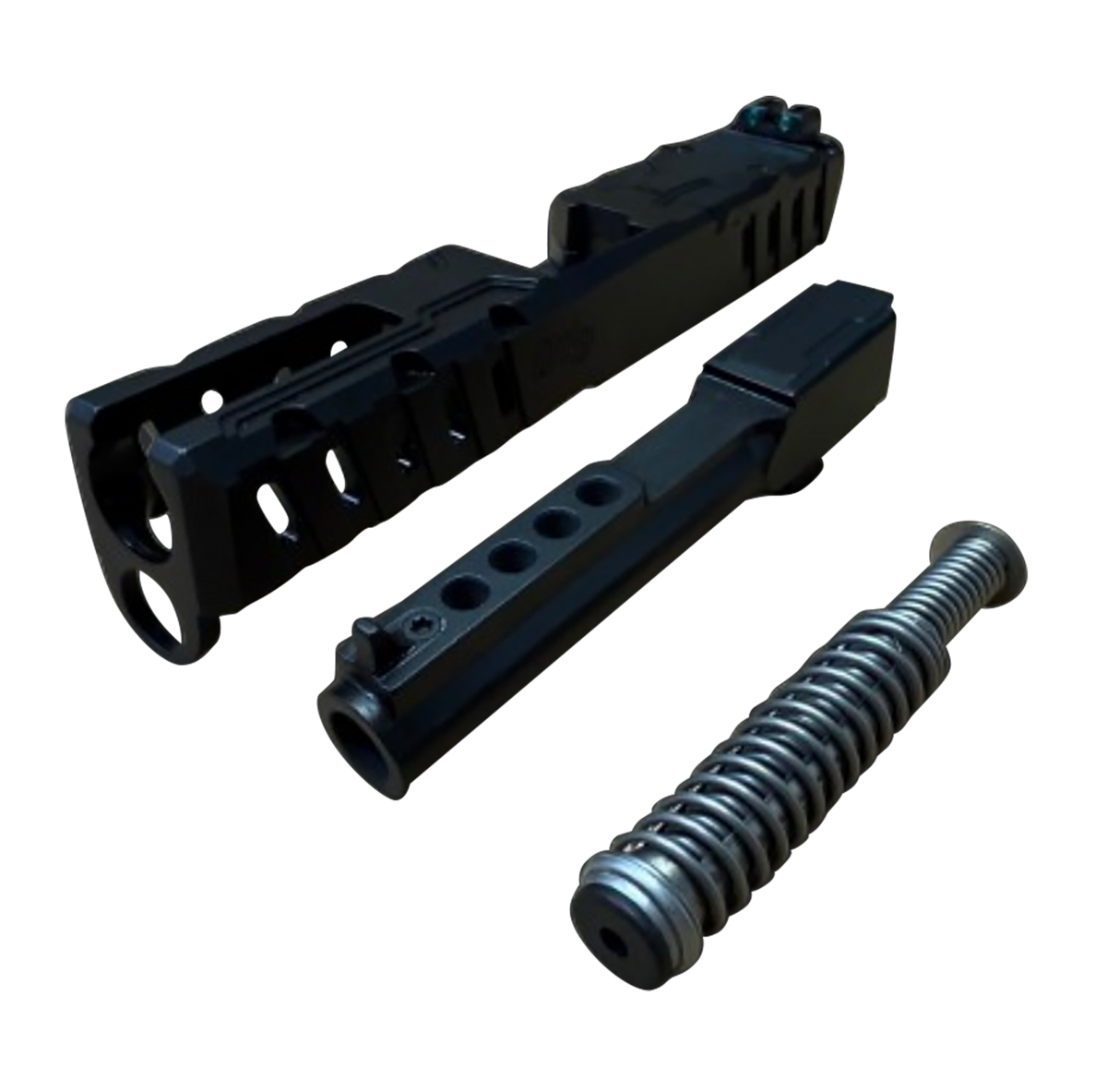 Derya Firearms DY9 Island 9mm 3.86" Ported Complete Upper - Black — view 2