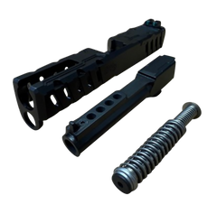 Derya Firearms DY9 Island 9mm 3.86" Ported Complete Upper - Black — view 2