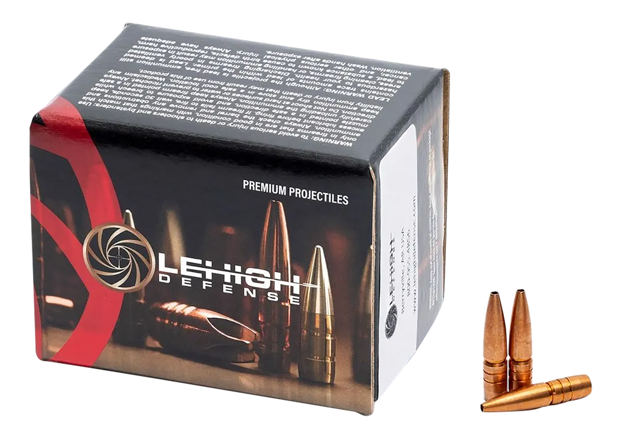 Lehigh Defense Controlled Chaos 6.5 Grendel .264 110gr Solid Copper Reloading Bullets - 50/Box — view 2