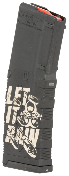 Black Rain Ordnance MAG30 Let It Rain 223 Rem/5.56 NATO 30-Rd Polymer AR-15 Magazine — view 2