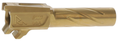 Rival Arms Precision Match Grade 9mm Luger 3.10" Fluted Threaded Gold PVD Drop-In Barrel - Fits Sig P365 — view 2