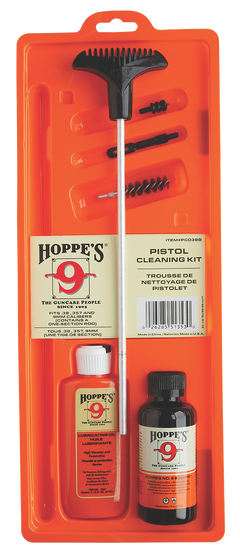 Hoppes PCO38B Pistol Cleaning Kit .38/.357/9mm Clam Pack — view 2