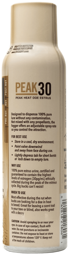 Tinks Peak30 Hot Shot Doe In Estrus Deer Scent 5 oz Fogger — view 2