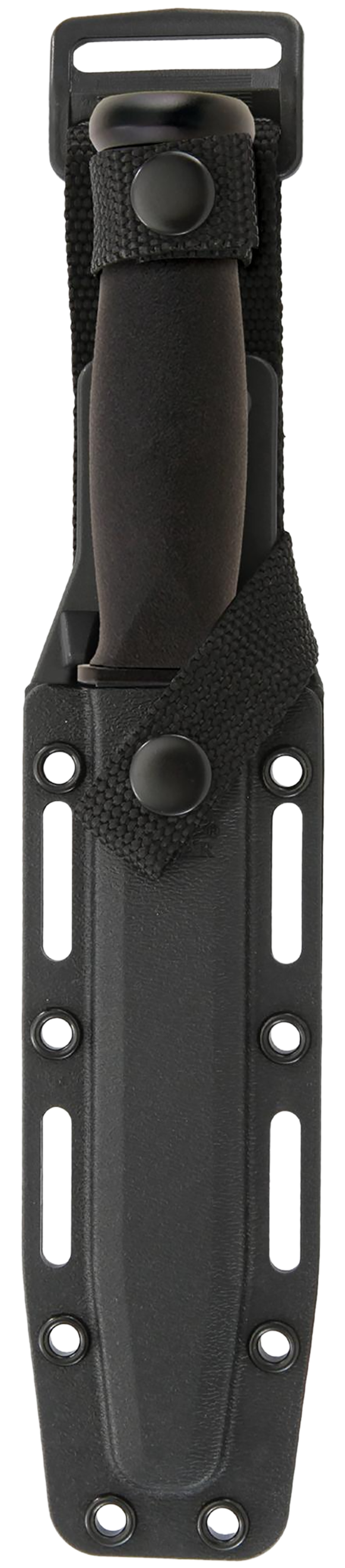 Ka-Bar 2221 Mark I 5.13" Clip Point Plain 1095 Cro-Van Fixed Blade Knife Black Kraton G Handle — view 2