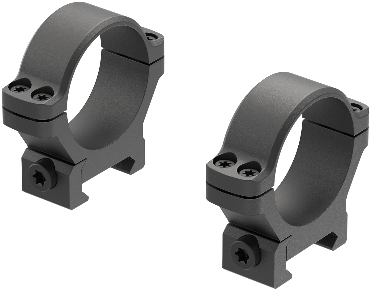 Leupold BackCountry Cross-Slot 34mm Medium Matte Black Aluminum Scope Rings — view 2
