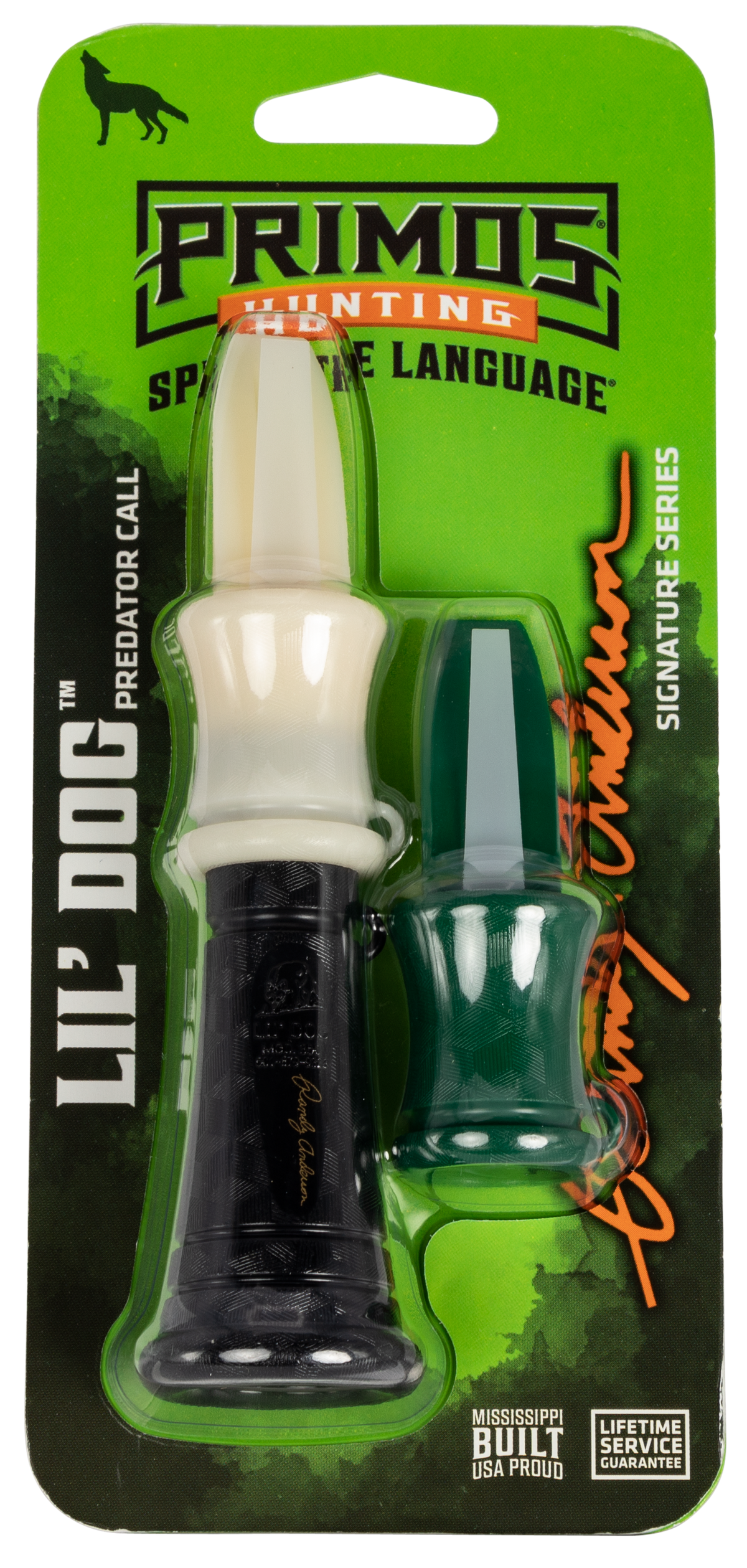 Primos PS350 Randy Anderson Lil' Dog Coyote Predator Open-Reed Mouth Call - Black — view 2