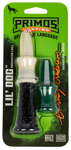 Primos PS350 Randy Anderson Lil' Dog Coyote Predator Open-Reed Mouth Call - Black — view 2