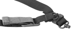 Blue Force Gear Vickers 221 2" 57"-67" Black Cordura Padded Convertible Rifle Sling — view 2