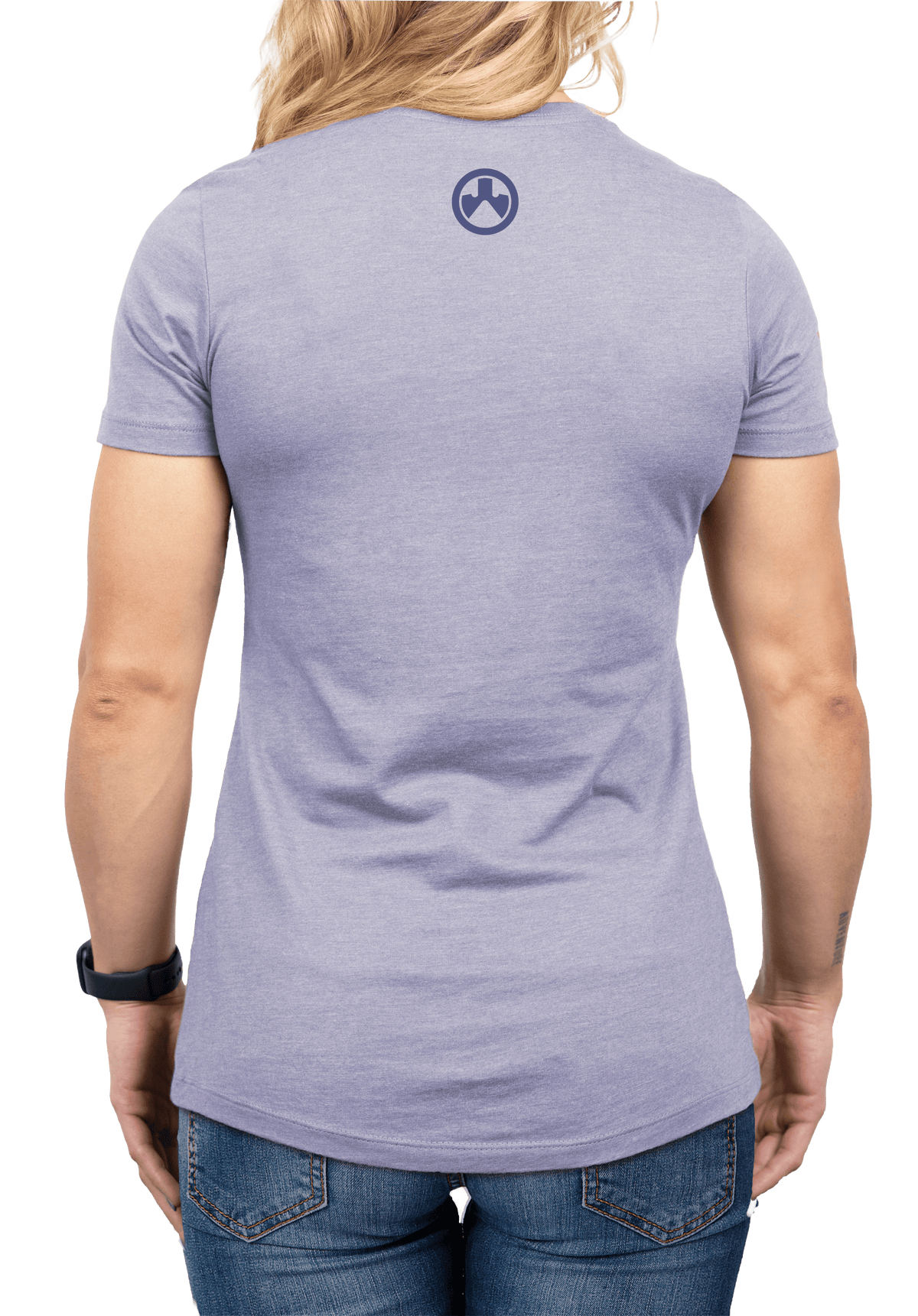 Magpul Industries Rover Script Women's Orchid Heather Short Sleeve V-Neck T-Shirt - XL — view 2