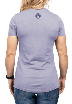Magpul Industries Rover Script Women's Orchid Heather Short Sleeve V-Neck T-Shirt - XL — view 2