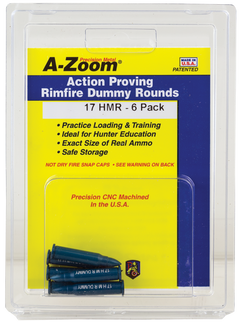 A-Zoom Rimfire Action Proving Dummy Rounds 17 HMR 6-Pack — view 2