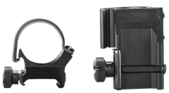 Weaver Mounts 49045 Detachable Top Mount Dual Extension Rings 1" High Matte Black — view 2