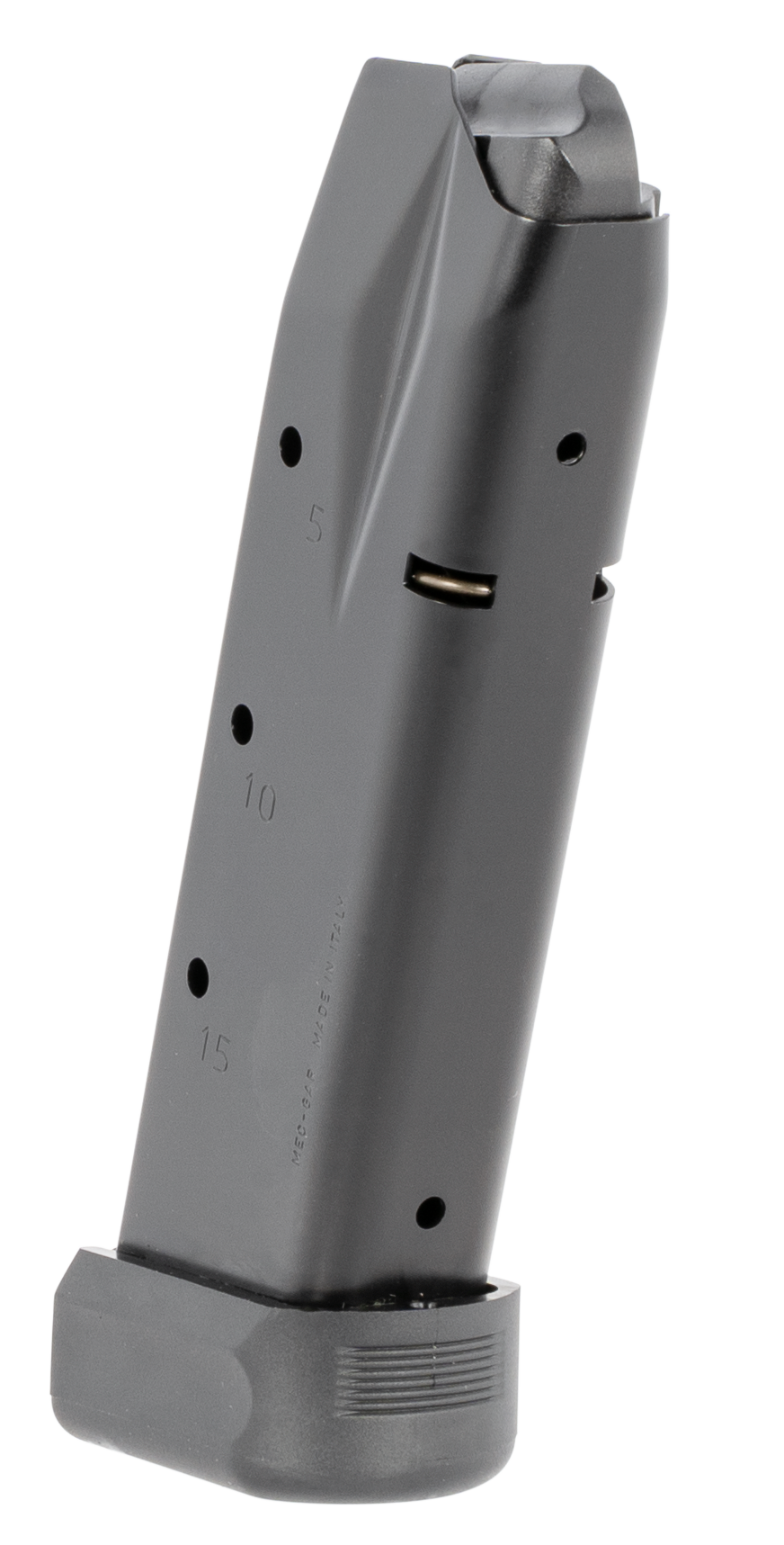 Mec-Gar Sig P228 9mm Luger 18rd Anti-Friction Blued Magazine — view 2