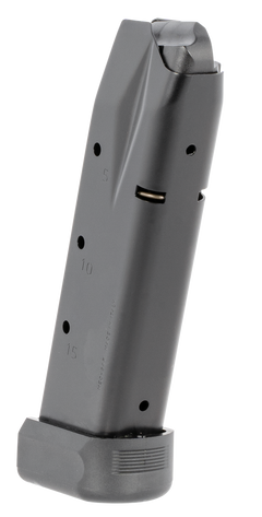 Mec-Gar Sig P228 9mm Luger 18rd Anti-Friction Blued Magazine — view 2