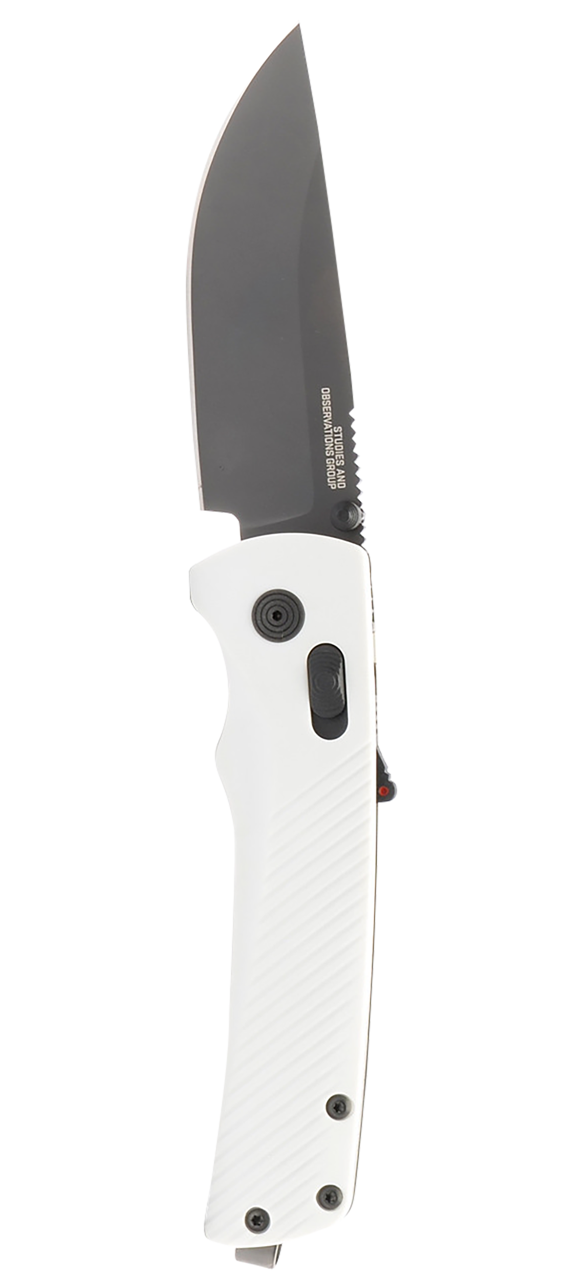 S.O.G Flash AT 3.45" Folding Plain Cryo D2 Steel - Concrete Gray GRN Handle — view 2