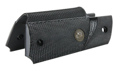 Pachmayr Signature Wraparound 1911/1911-A1 Pistol Grip - Checkered Black Rubber — view 2