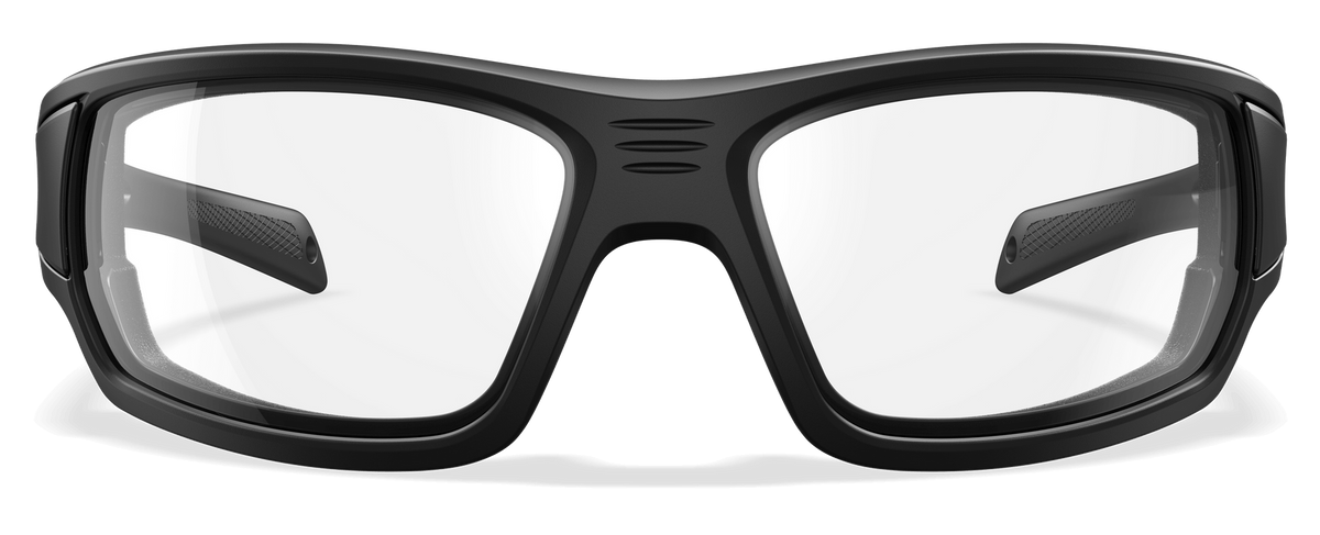 Wiley X Breach 2.5 Smoke Gray/Clear/Light Rust Lenses Matte Black Frame Safety Glasses — view 2