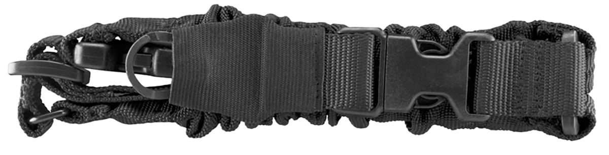 Aim Sports AOPS01B One Point Bungee Sling 1.25" W x 26" L Black Elastic Webbing Rifle — view 2