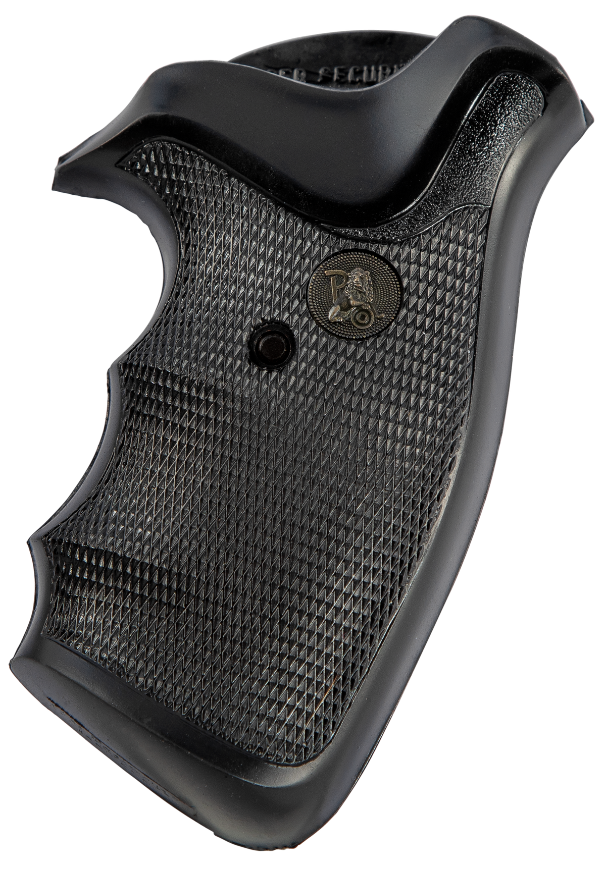 Pachmayr Gripper Pistol Grip Checkered Black Rubber w/Finger Grooves for Ruger Security-Six — view 2