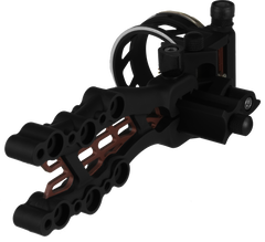 TruGlo Carbon Hybrid 5-Pin .019 Bow Sight - Standard Adjustment — view 2