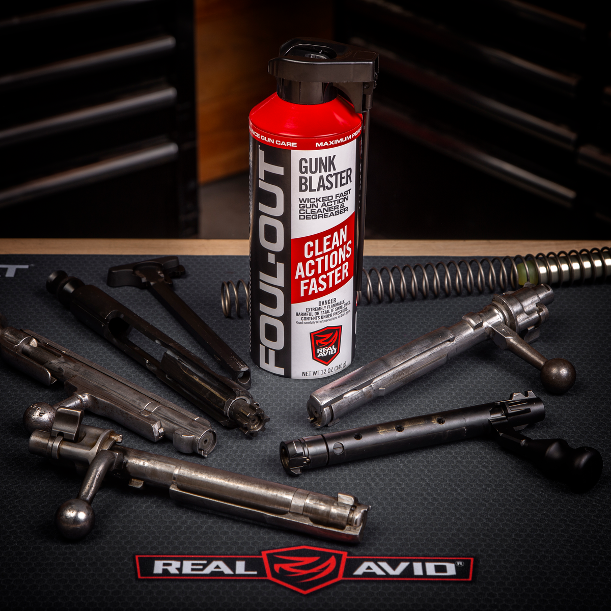 Real Avid Foul-Out Gun Blaster 12 oz Aerosol Cleaner/Degreaser — view 2