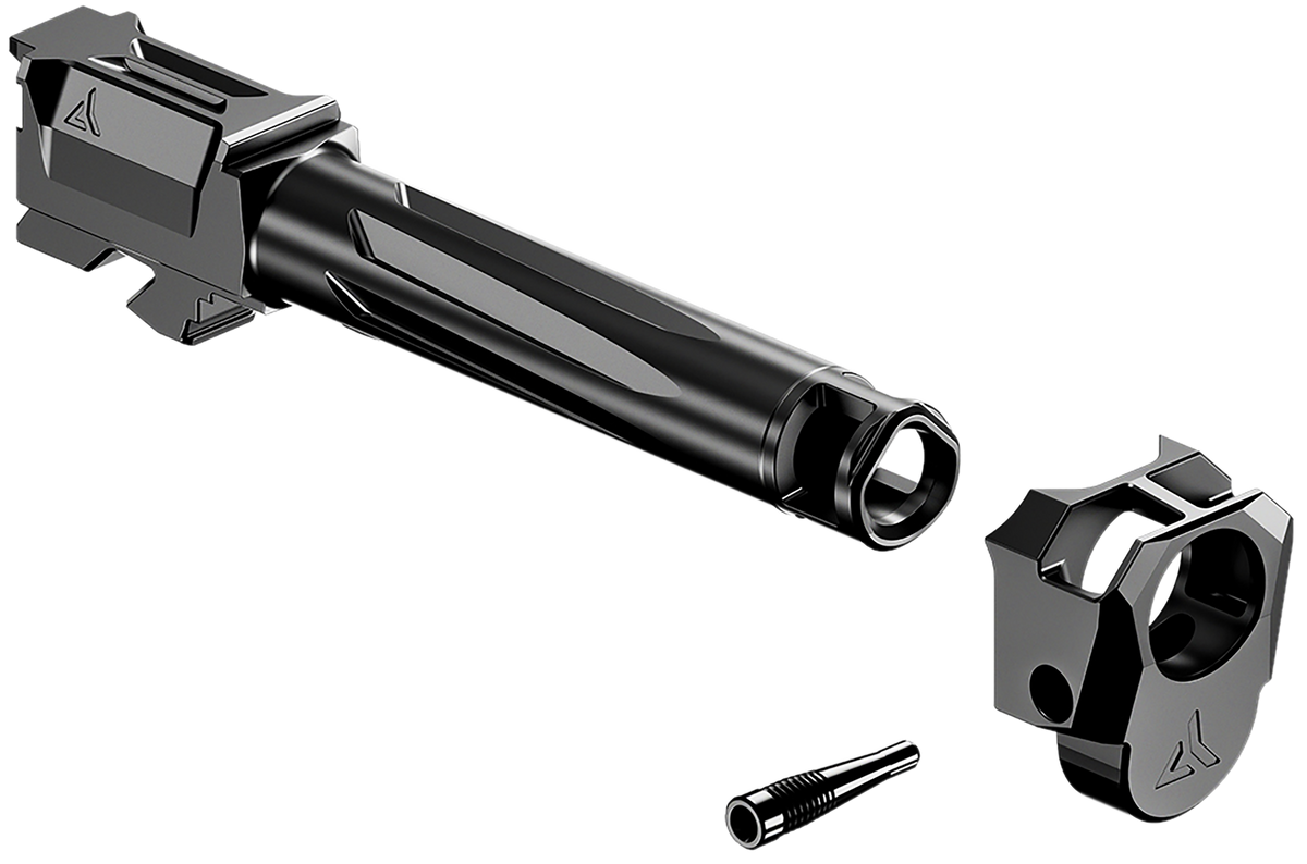 Radian Weapons Ramjet & Afterburner Glock 19 Gen5 9mm Fluted Stainless Steel Combo - Black — view 2