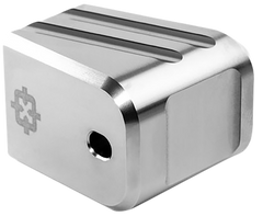 Cross Armory +0 Magazine Extension Fits Glock 19/23/32 Gen 1-5 Silver Aluminum — view 2