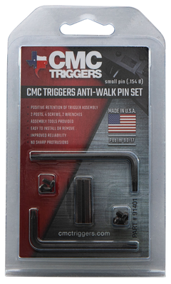 CMC Triggers AR-15 Small Anti-Walk Pin Set - Black — view 2