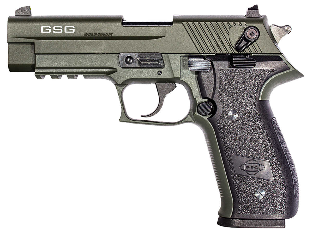 GSG FireFly 22 LR 4" 10+1 Semi-Auto Pistol - Green — view 2