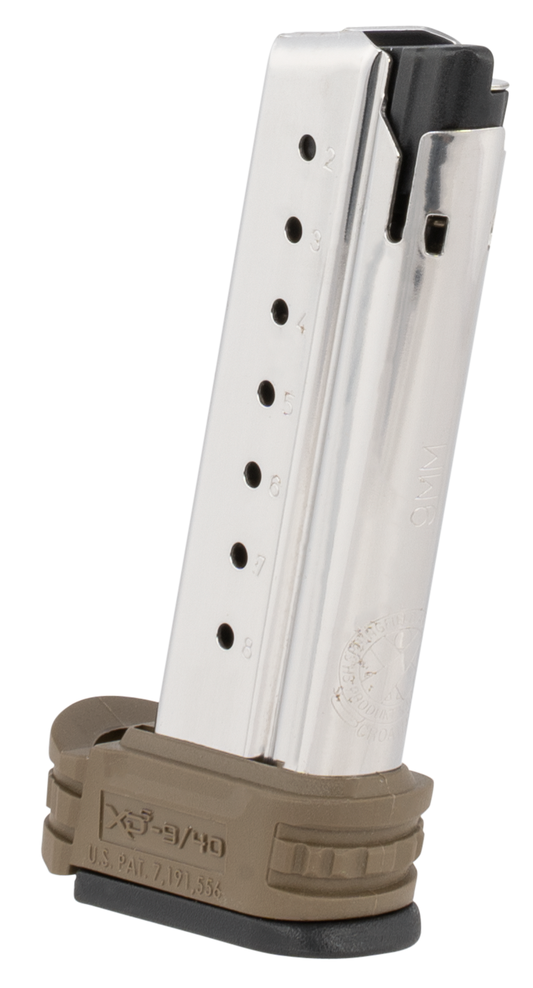 Springfield Armory XD-S 9mm Luger 8rd SS/FDE Magazine — view 2
