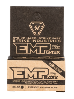 Strike Industries Enhanced Magazine Plate +2 for Glock 43X 9mm Luger - Black Polymer — view 2