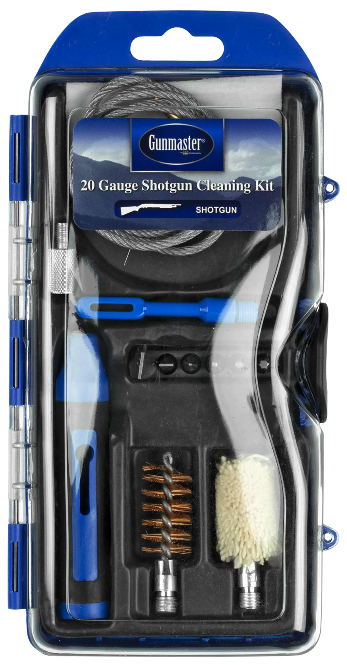 DAC GunMaster GM20SG 20 Gauge Shotgun Cleaning Kit 14-Piece Black/Blue — view 2