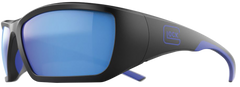 Glock Blue Line Tactical Glasses Blue Mirror Lens Black Frame — view 2