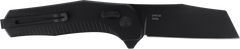 S.O.G Diverge XR 3" Folding Sheepsfoot Plain Black PVD D2 Steel Blade Black Scaled Aluminum Handle — view 2