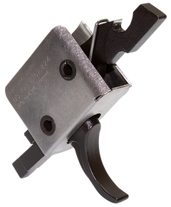 CMC Triggers 95501 Drop-In PCC 9mm AR-15/AR-10 Single-Stage Curved Trigger 3-3.5 lbs - Black/Silver — view 2